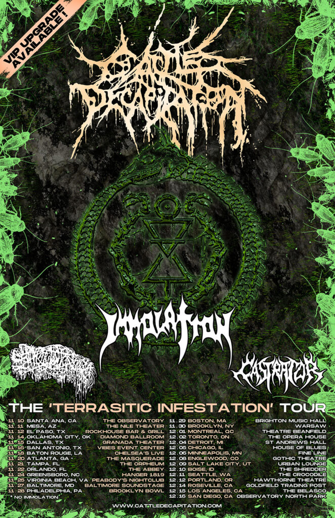 Cattle Decapitation Unleashes The Terrasitic Infestation North American Headlining Tour!