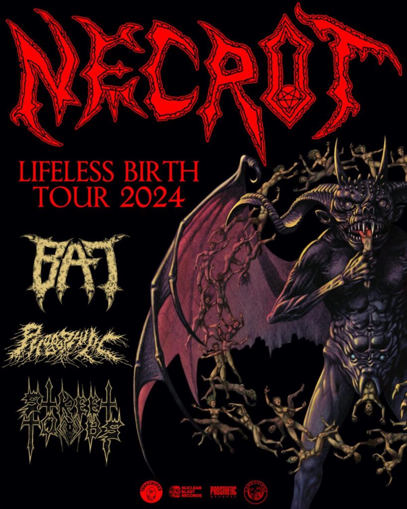 NECROT - "Lifeless Birth" Out Now! + San Diego Tour Stop!