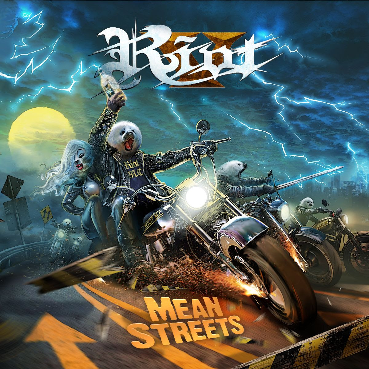 RIOT (V) Releases New Studio Album "Mean Streets" Video