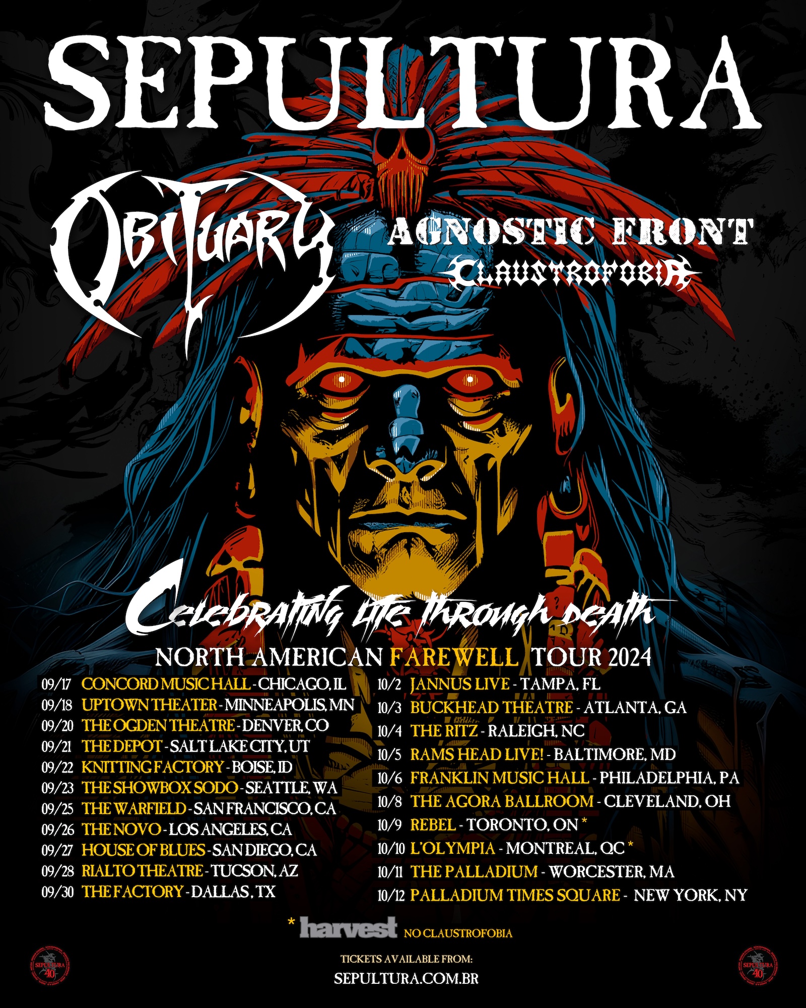 Thrash Titans SEPULTURA Returning to San Diego!