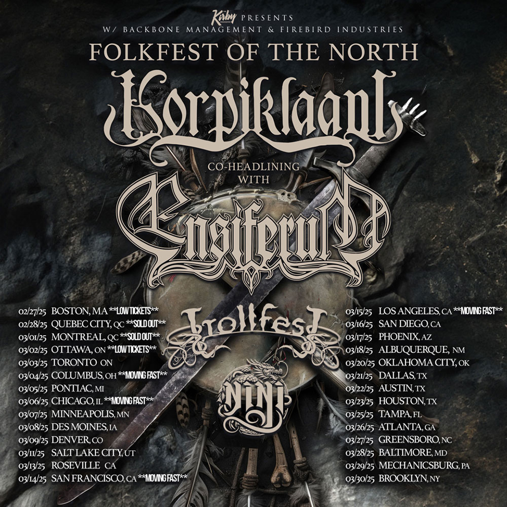 ENSIFERUM And KORPIKLAANI Bring 'Folkfest Of The North' To San Diego!