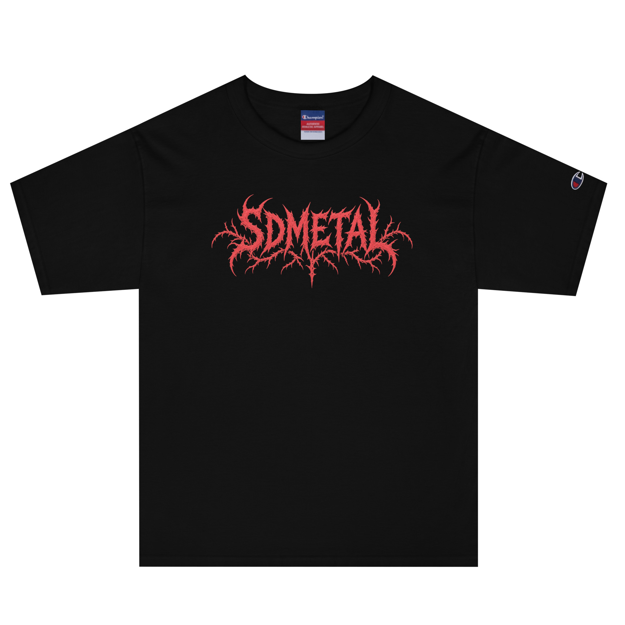 SDMETAL Red Logo Champion T-Shirt