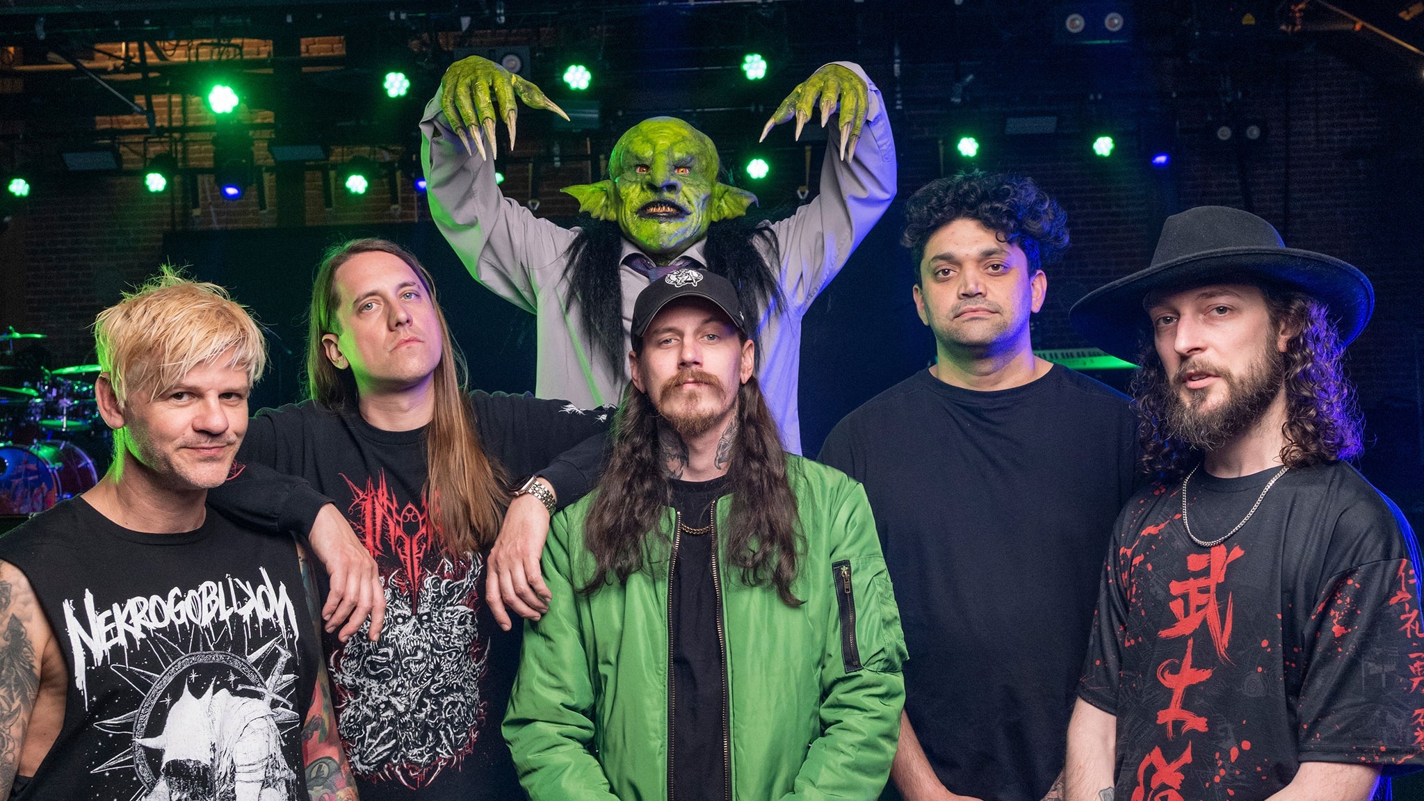 Nekrogoblikon with Rivers of Nihil, Cyborg Octopus, The Provoked