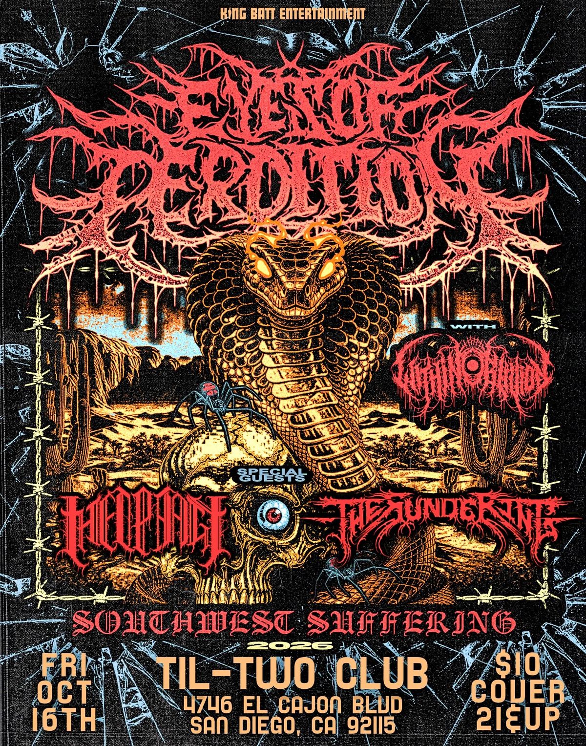 Eyes of Perdition – Southwest Suffering 2026 with Within Oblivion, Theophagy, The Sundering